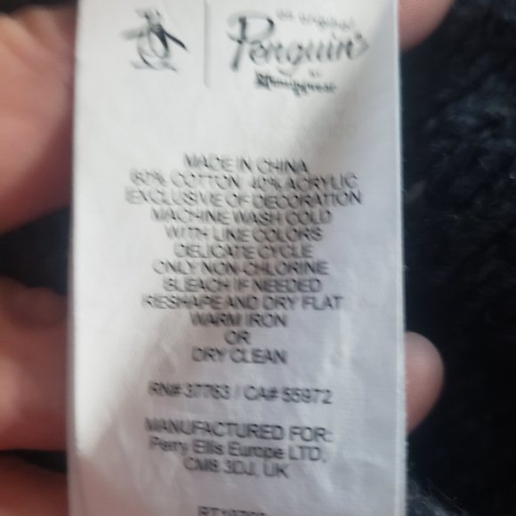 Original Penguin Cardigan Sweater - Med - Picture 5 of 6